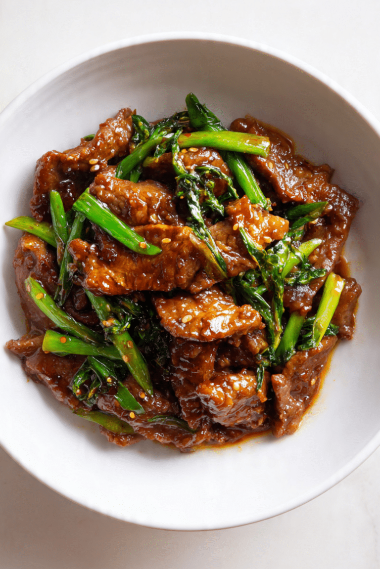 Mongolian Beef Stir-Fry