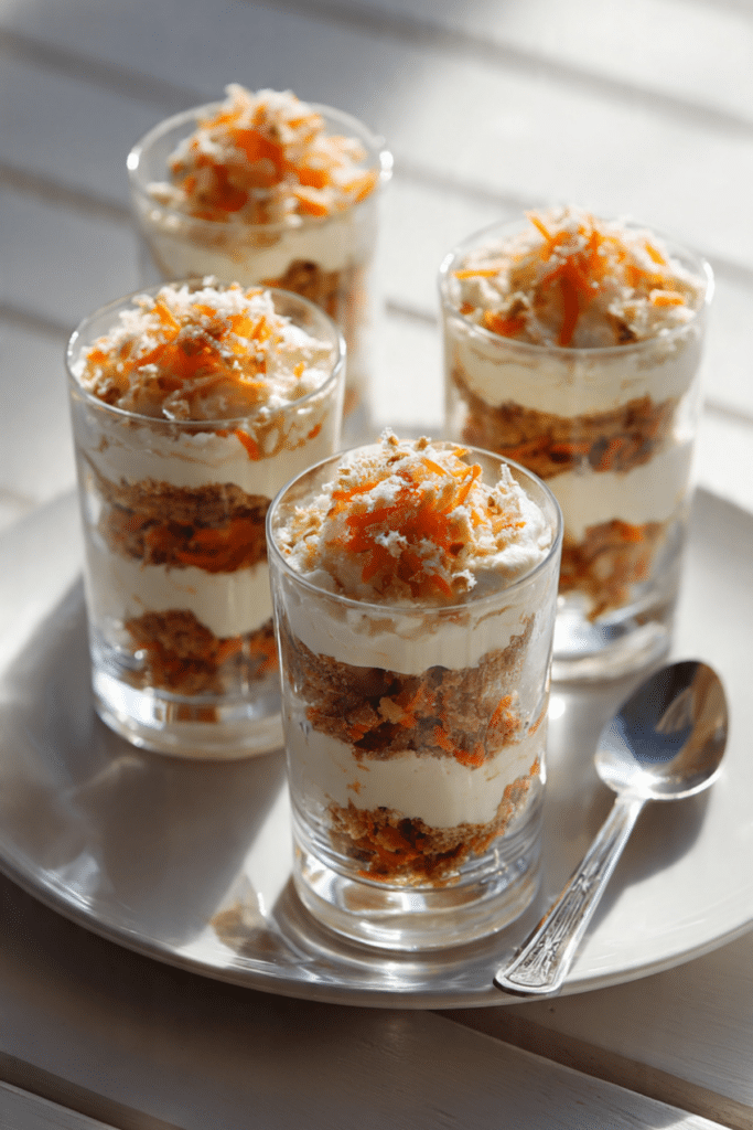 Carrot Cake Mini Trifles