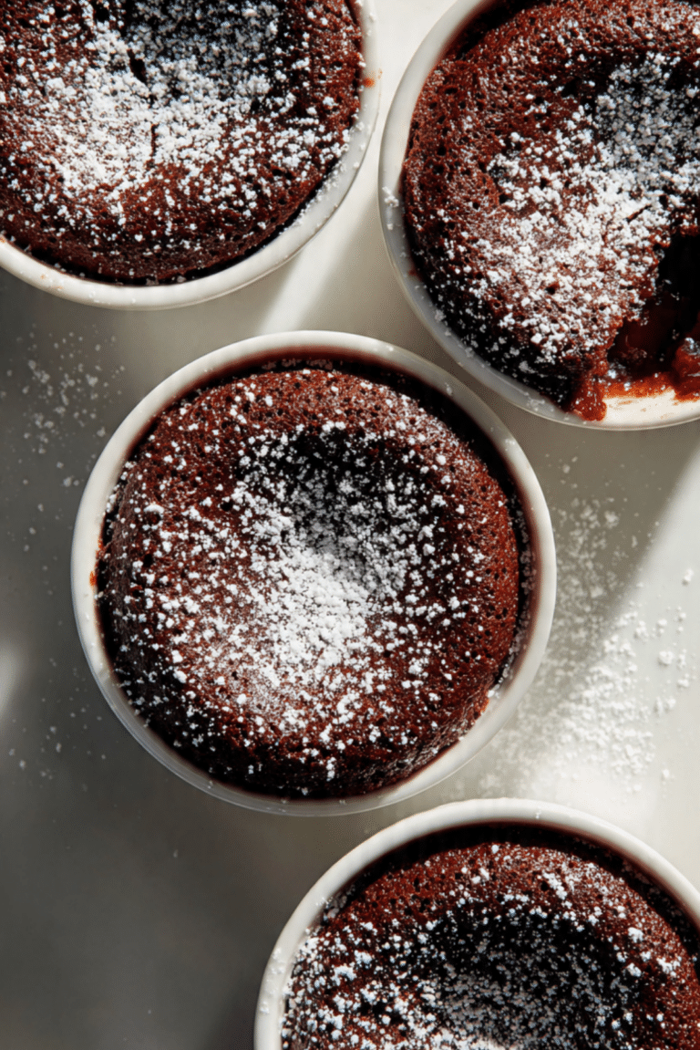 Chocolate Guinness Lava Cakes