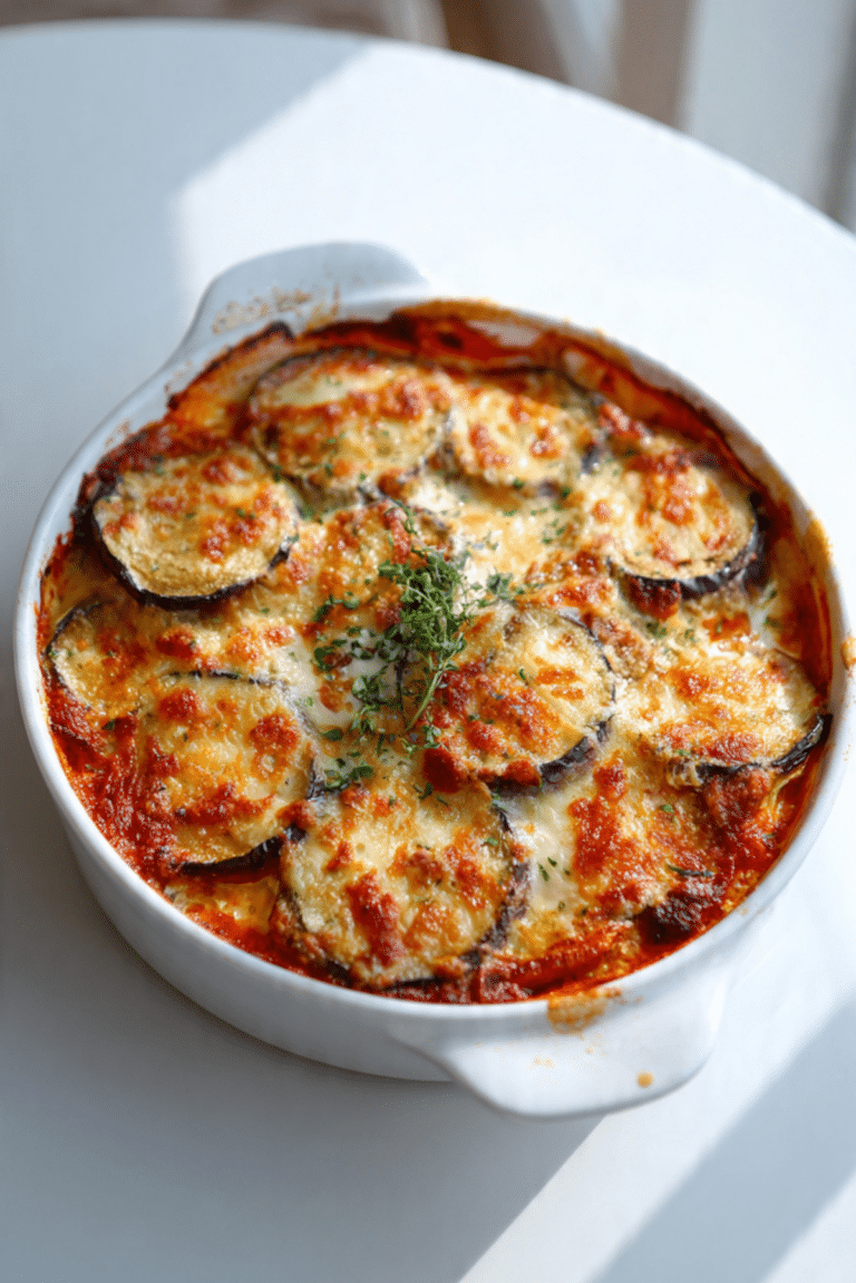 Eggplant Gratin