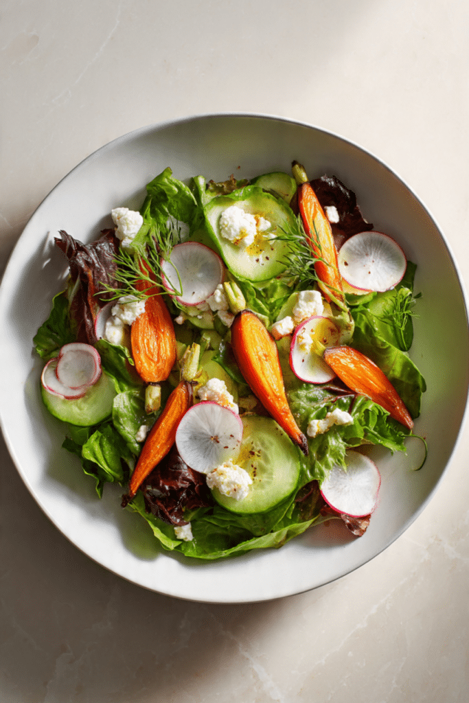 Spring Salad with Baby Carrots