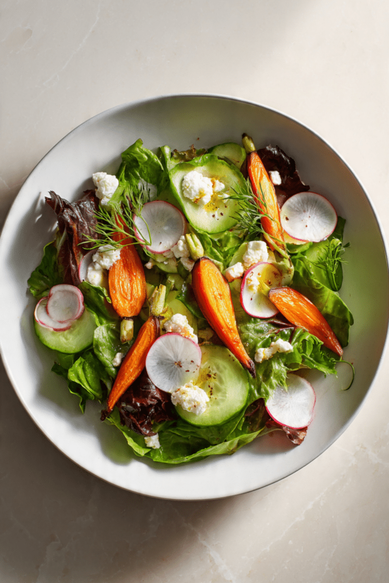 Spring Salad with Baby Carrots