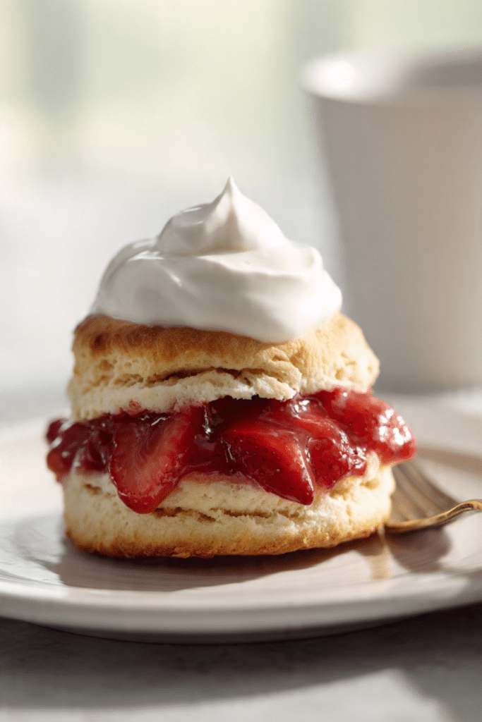 Strawberry Rhubarb Shortcake