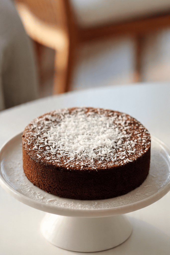 Flourless Chocolate Coconut Cake