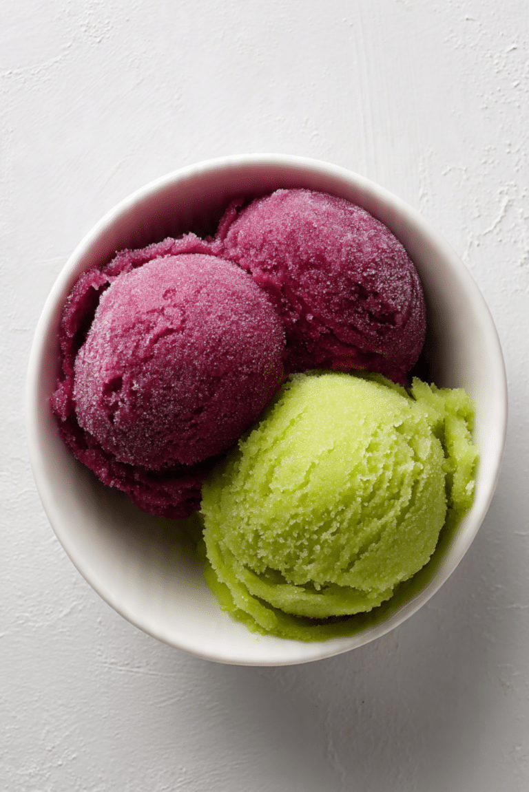 Green & Red Grape Sorbet
