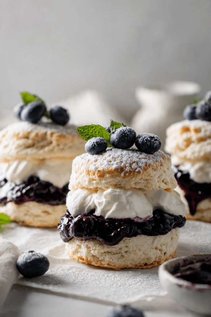 Lemon Blueberry Shortcakes
