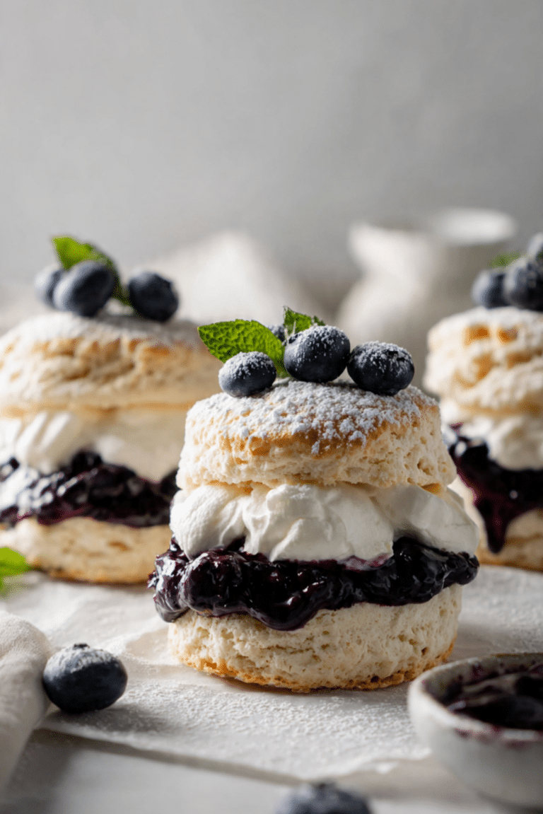 Lemon Blueberry Shortcakes