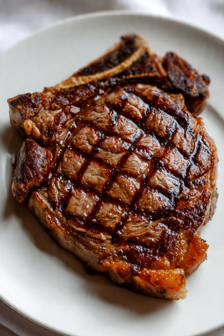 Grilled Ribeye Steak Recipe