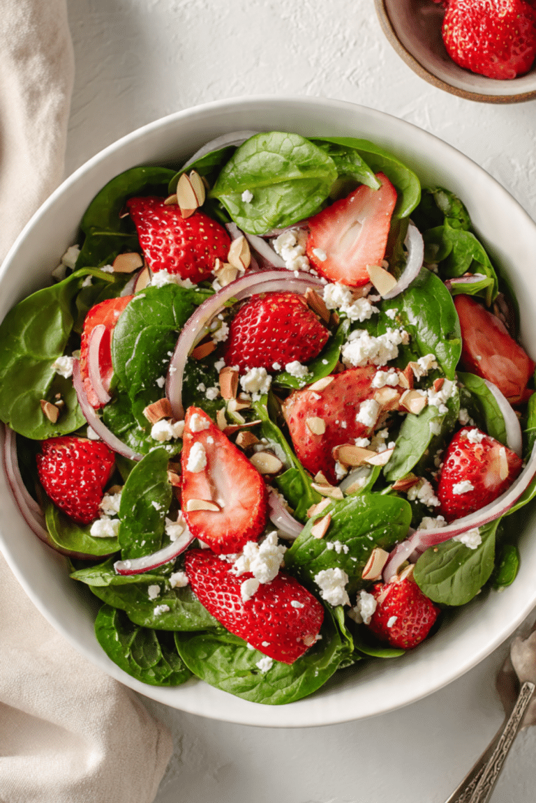 Strawberry Spinach Salad